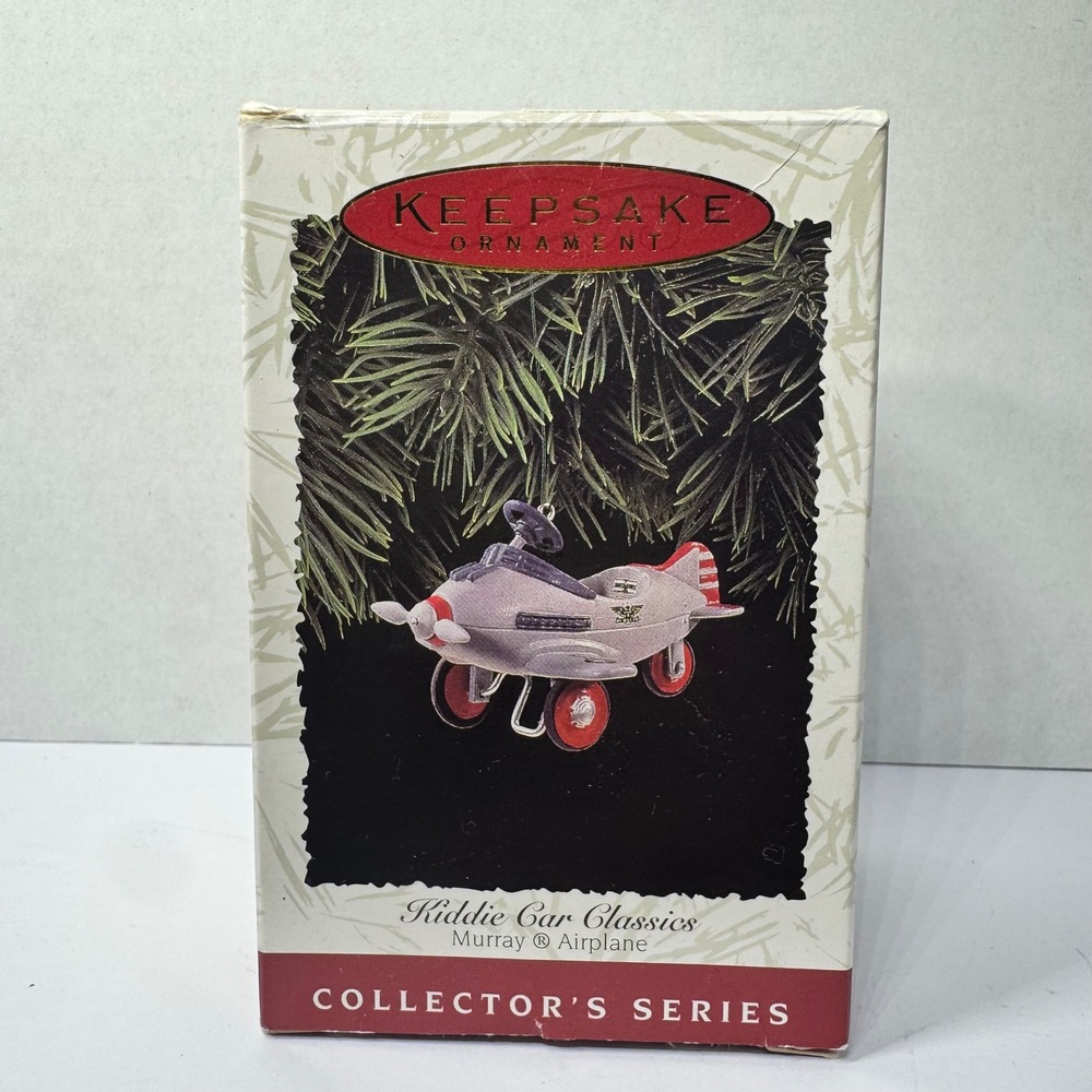 Hallmark Keepsake Kiddie Car Classics 1941 Murray Pursuit Airplane Ornament 1996